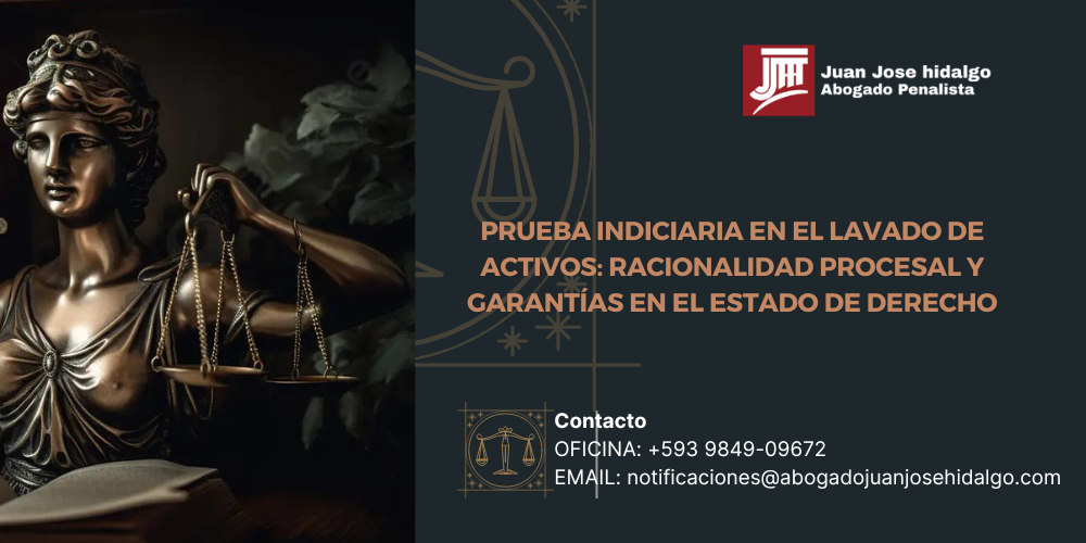 Prueba indiciaria en el lavado de activos: racionalidad procesal y garantías en el Estado de Derecho 2 PRUEBA INDICIARIA EN EL LAVADO DE ACTIVOS RACIONALIDAD PROCESAL Y GARANTÍAS EN EL ESTADO DE DERECHO